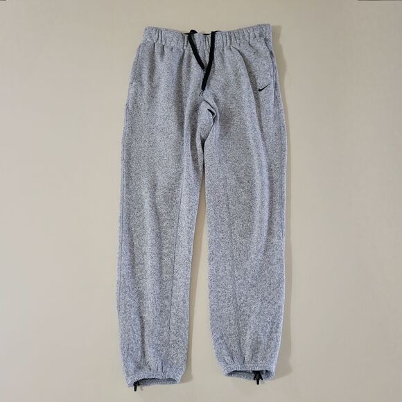Nike Women's Knit Gray Jogger Sweatpants - Picture 1 of 13